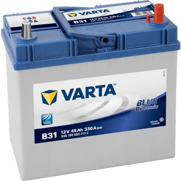 VARTA 45AH B31 DAR TİP İNCE KUTUP 12V BLUE DYNAMIC AKÜ