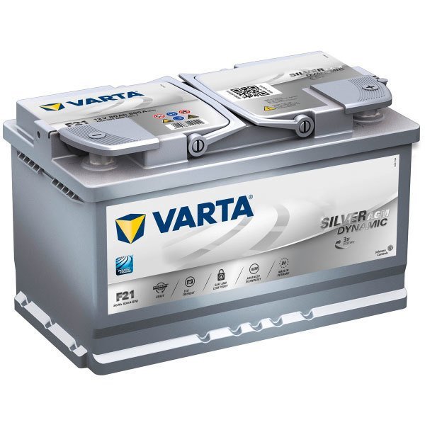 VARTA 80AH F21 Start-Stop Plus 12V SILVER DYNAMIC AGM AKÜ