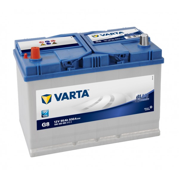 VARTA 95AH G8 12V TERS KUTUP BLUE PROMOTIVE AKÜ