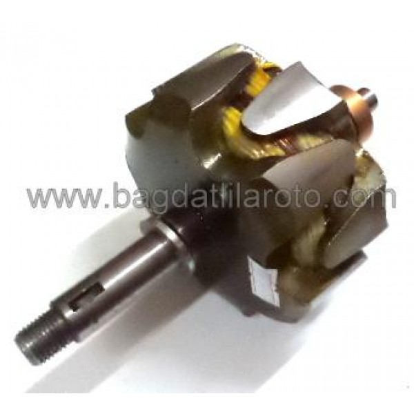 Alternatör rotoru 12V 90A gövde 100mm boy 174,5mm İŞ-304 INT 