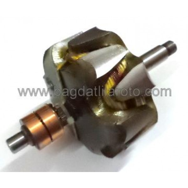 Alternatör rotoru 12V 110A gövde 103mm boy 180mm Mercedes 0302 İŞ-504 INT 