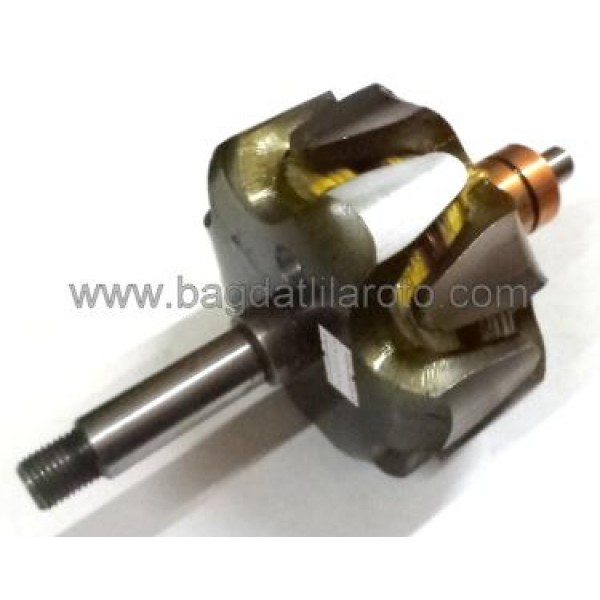 Alternatör rotoru 12V 110A gövde 103mm boy 180mm Mercedes 0302 İŞ-504 INT 