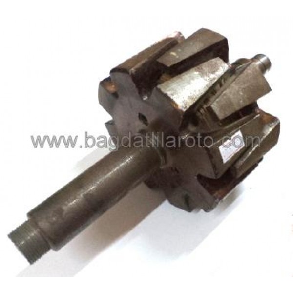 Alternatör rotoru 12V 120A gövde 125mm boy 248mm mil 30mm Mercedes 0303 YM INT 