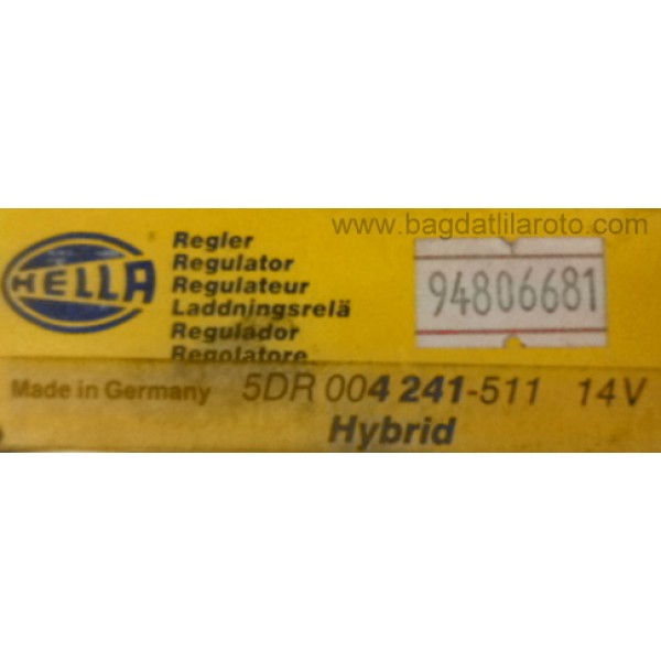 Taş konjektör 12V Inter, Chevrolet 5DR 004 241 511 HELLA