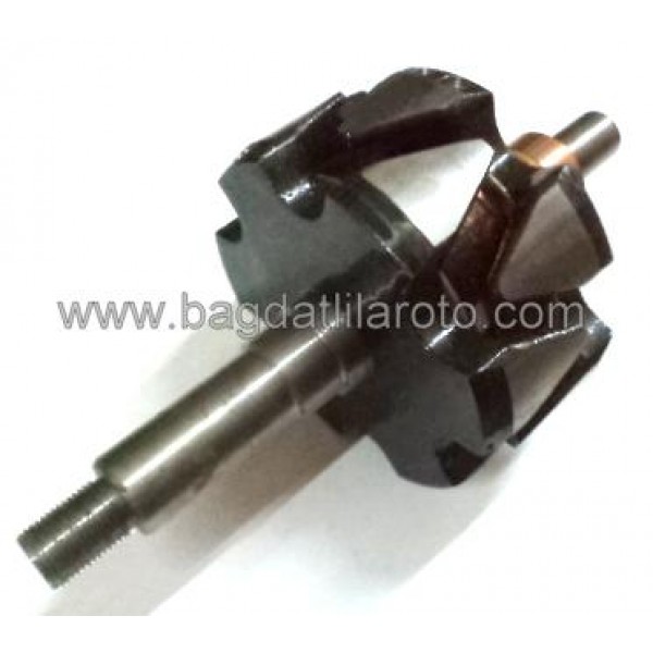 Alternatör rotoru 24V 70A gövde 107,5mm boy 210mm BMC Belde Otobüs 110RT1022 MEA 
