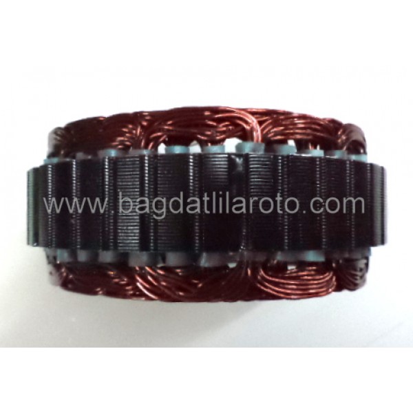 Alternatör statörü 24V 50-85A iç çap 108mm kalınlık 27,5mm Dev Fatih, Belde 22SI ST-095 REMARK 