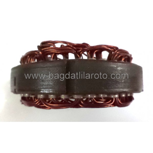 Alternatör statörü 12V iç çap 95mm kalınlık 22mm Ford B600 USA 