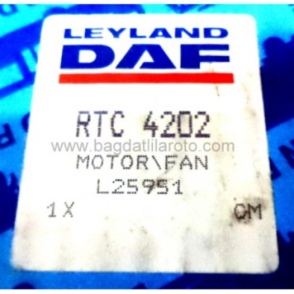 Kalorifer fan motoru 12V BMC Leyland, DAF RTC 4202 , L925951, 2540998303168 ORJN 