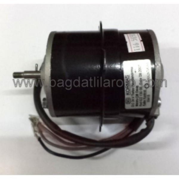 Turbo havalandırma fan motoru 24V çift devir vidalı Otoyol tipi 622 130 08 KORMAS