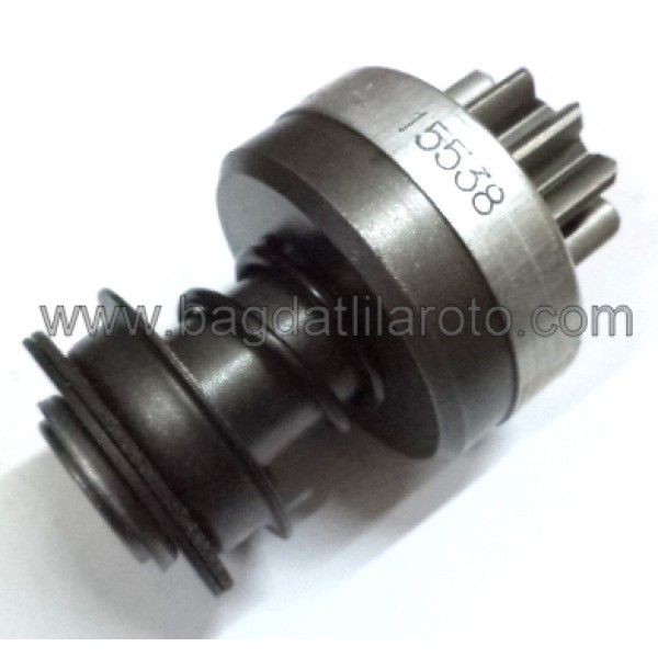 Marş dişlisi 10 diş çap 37,8mm boy 91mm Otobüs YM (BOSCH 2006209498) 15538 MEA 