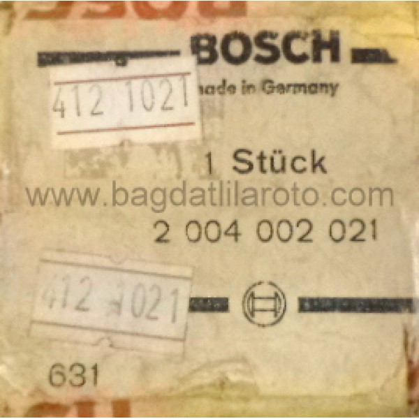 Marş kollektörü 12V gövde 60mm uzunluk 249mm bakır 33 dilim 2004002021 BOSCH