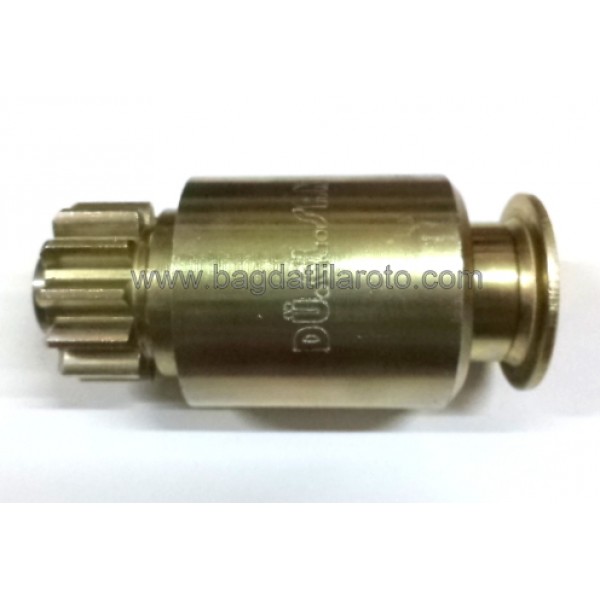 Marş dişlisi 12 diş çap 45mm boy 120mm dik freze CAT, BMC Fatih 9M 3158 DÜELSAN 