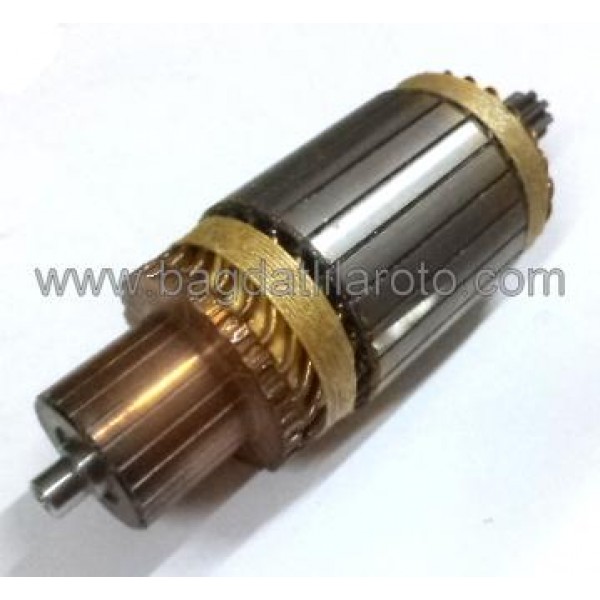 Marş kollektörü 24V 8diş gövde 60mm boy 177mm 28MT Delco Remy tip Bmc Pro 620 30.0826 OREM
