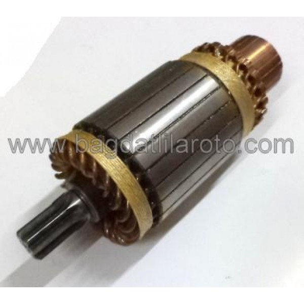 Marş kollektörü 24V 8diş gövde 60mm boy 177mm 28MT Delco Remy tip Bmc Pro 620 30.0826 OREM