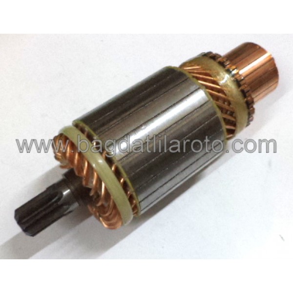 Marş kollektörü 12V 8diş gövde 60mm boy 177mm 28MT Delco Remy tip Bmc Pro, Cummins IM-3019 REMARK