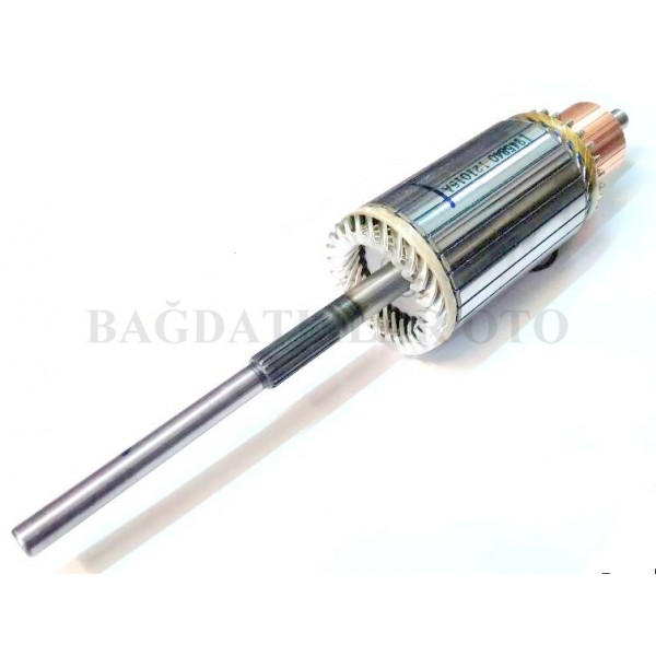 Marş kollektörü 24V 50MT gövde 96mm boy 484mmbakır 25 dilim 1945840 DELCO REMY