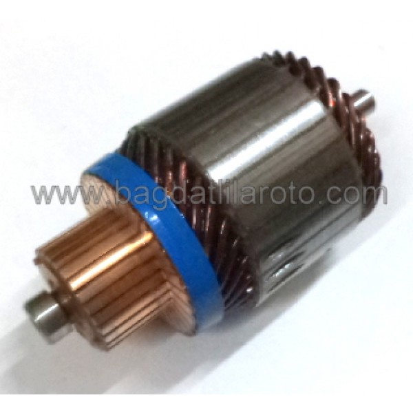 Marş kollektörü 12V 10diş gövde 55mm boy 111mm Hitachi tip Nissan Sunny, Almera, Primera 110H257 MEA