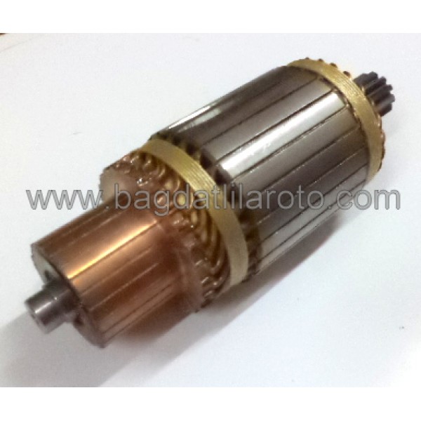Marş kollektörü 24V 11diş gövde 60mm boy 165mm Hitachi tip Nissan Patrol 3.3TD 2270-3100 30.0835 OREM