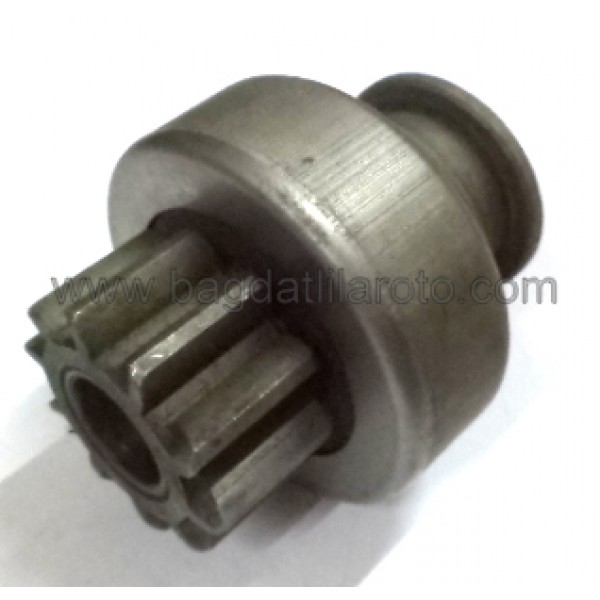 Marş dişlisi 10 diş çap 38mm boy 74mm 3 kanal Massey Ferguson Austin 2506 (LUCAS 54246725, TMB105) ITALY