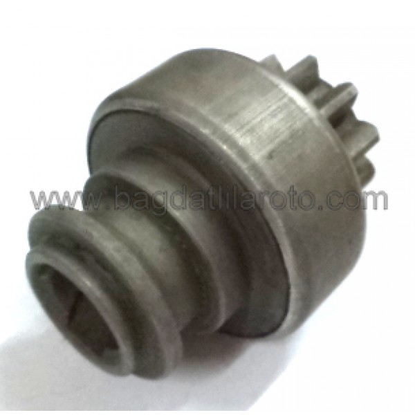 Marş dişlisi 10 diş çap 38mm boy 74mm 3 kanal Massey Ferguson Austin 2506 (LUCAS 54246725, TMB105) ITALY