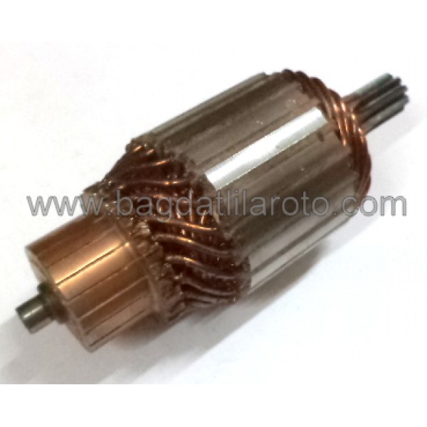 Marş kollektörü 12V 9diş gövde 53,5mm boy 139mm Mitsubishi tip 30.0811 OREM