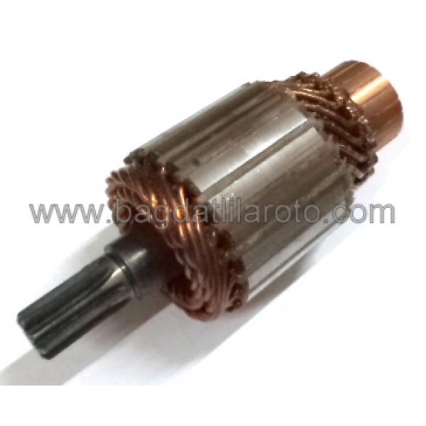 Marş kollektörü 12V 9diş gövde 53,5mm boy 139mm Mitsubishi tip 30.0811 OREM