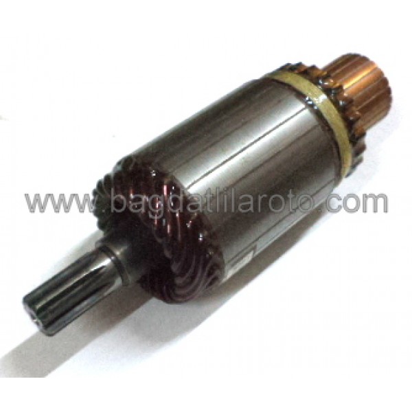 Marş kollektörü 12V 9diş gövde 53,5mm boy 169mm Mitsubishi tip L300 30.0838 OREM