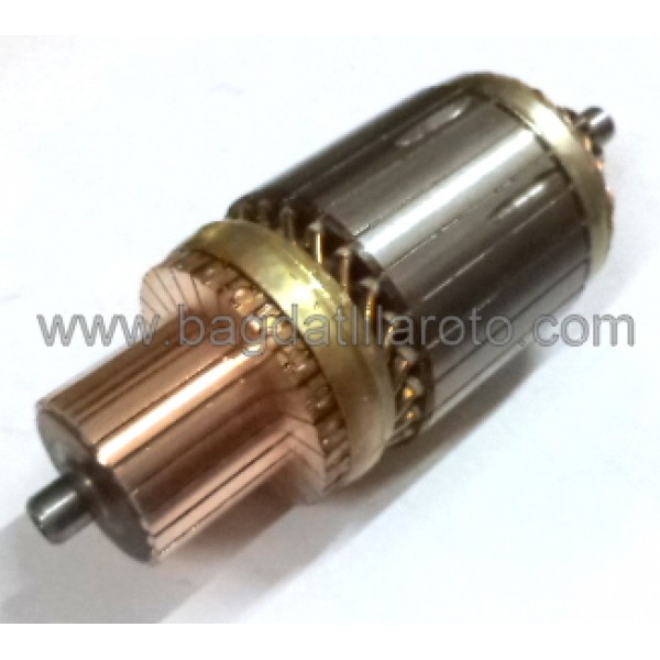 Marş kollektörü 24V 12diş gövde 60mm boy 162mm 29MT Mitsubishi tip 2-2398 MASSAN