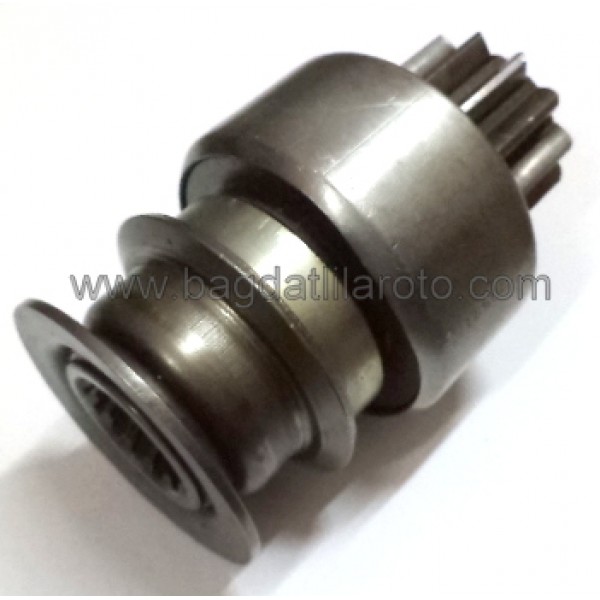 Marş dişlisi 12 diş çap 45mm boy 116mm Nikko tip JAPAN 