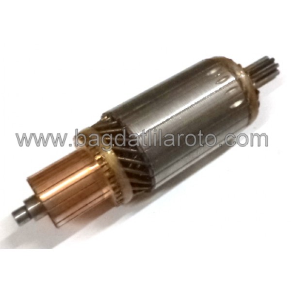 Marş kollektörü 12V 8diş gövde 48mm boy 174mm Nikko tip Isuzu, Komatsu Forklift IM-3117 REMARK