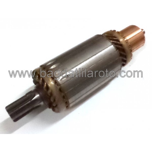 Marş kollektörü 12V 8diş gövde 48mm boy 174mm Nikko tip Isuzu, Komatsu Forklift IM-3117 REMARK