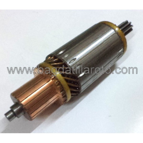 Marş kollektörü 12V 8diş gövde 48mm boy 174mm Nikko tip Komatsu FD25, FD30 110NK455 MEA