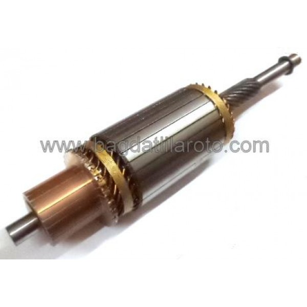 Marş kollektörü 24V gövde 84mm boy 432mm Nikko tip Komatsu 30.0857 OREM