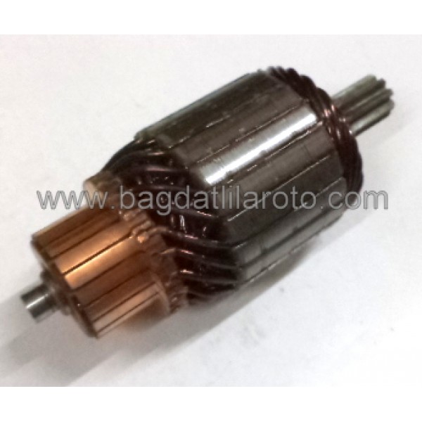 Marş kollektörü 12V 9diş gövde 49mm boy 118mm Nippon Denso tip Honda Civic, Subaru Legacy 110ND560 MEA
