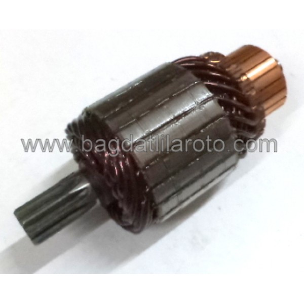 Marş kollektörü 12V 9diş gövde 49mm boy 118mm Nippon Denso tip Honda Civic, Subaru Legacy 110ND560 MEA