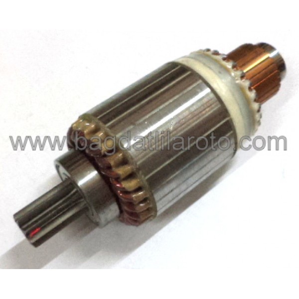 Marş kollektörü 12V 9diş gövde 50mm boy 132,5mm Nippon Denso tip Honda Civic AM-3600 UNIPOINT