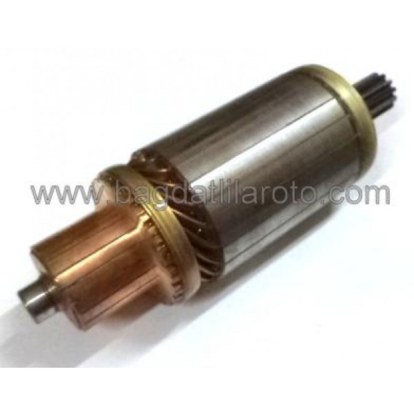 Marş kollektörü 24V 12diş gövde 65mm boy 207mm Sawafuji tip HINO, Mitsubishi İşmak. 110SW751 MEA