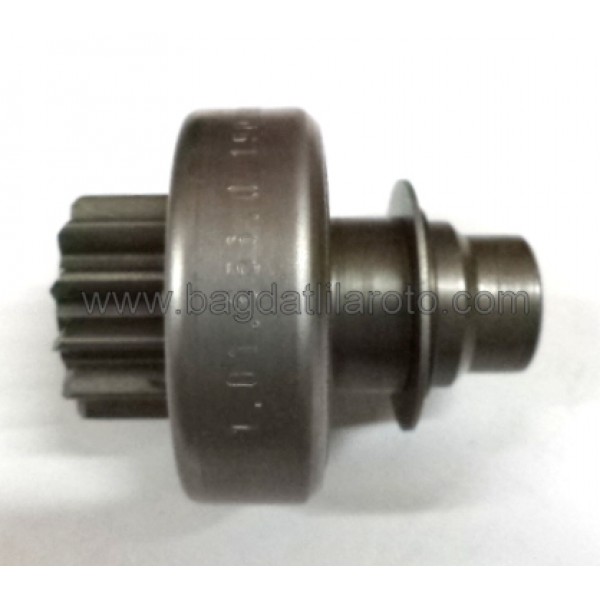 Marş dişlisi 12 diş çap 31,8mm boy 61,5mm Renault 18, 20, 21, 25 TD, Espace TD, Master D (PARIS RHONE 105538) 1.01.0656.0 ZEN 