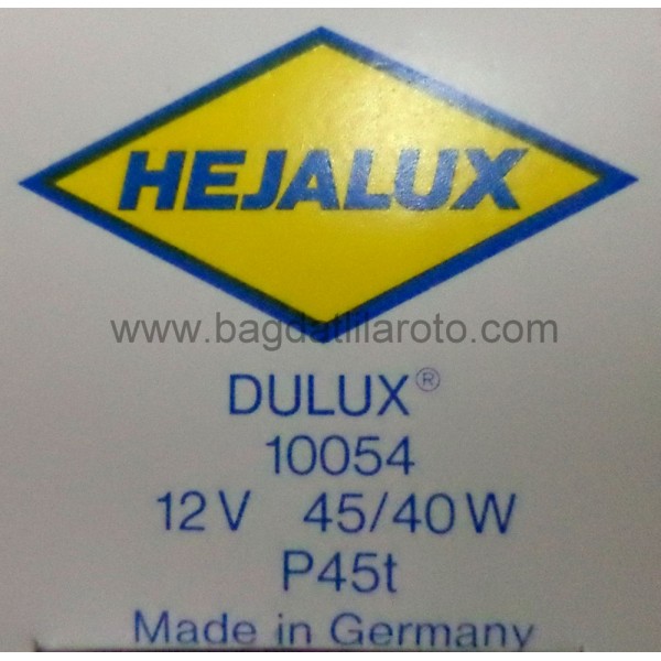 12V 40-45W P45T Ampul 10054 HEJALUX