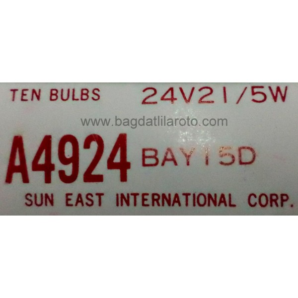 24V 21-5W 1016 Ampul BAY15D SUN EAST