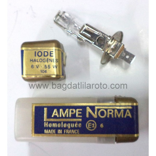 6V H1 55W Ampul NORMA FRANCE 