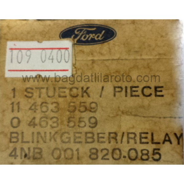 Flaşör 12V 2 uçlu 4NB 001 820-085 FORD 