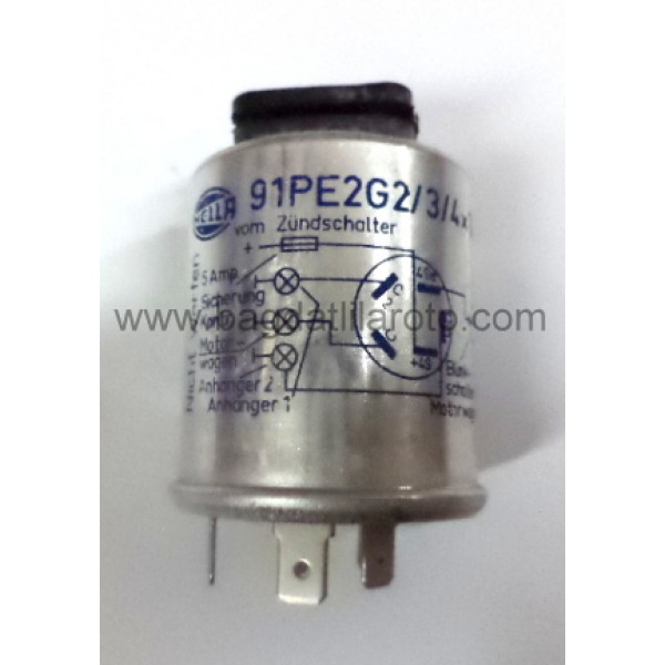 Flaşör 12V 5uçlu 91PE2G2 2-3 4X18W 4NN 001 806-011 HELLA 