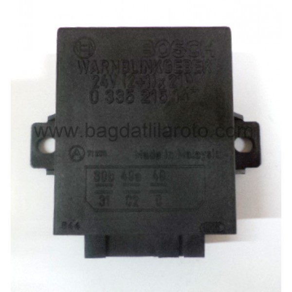 Elektronik flaşör 24V 6 uçlu MAN, Mercedes,Volvo 0 335 215 147 BOSCH