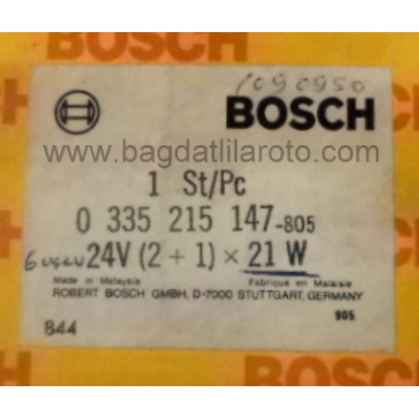 Elektronik flaşör 24V 6 uçlu MAN, Mercedes,Volvo 0 335 215 147 BOSCH