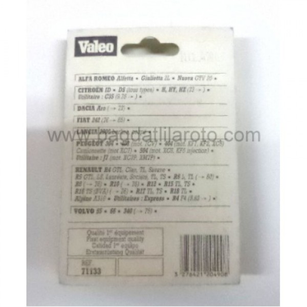 Platin Peugeot, Renault, Citroen (BOSCH 1 237 013 910, DUCELLIER 700334,LUCAS CAV DSB243) D304 71133 VALEO 