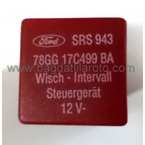 Silecek rölesi 12V Ford (78GG-17C499-BA) SRS943 SANEL 
