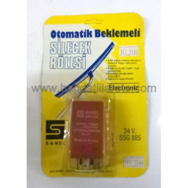 Silecek rölesi 24V otomatik beklemeli Ford, Askam, BMC, Magirus SSG885 SANEL 